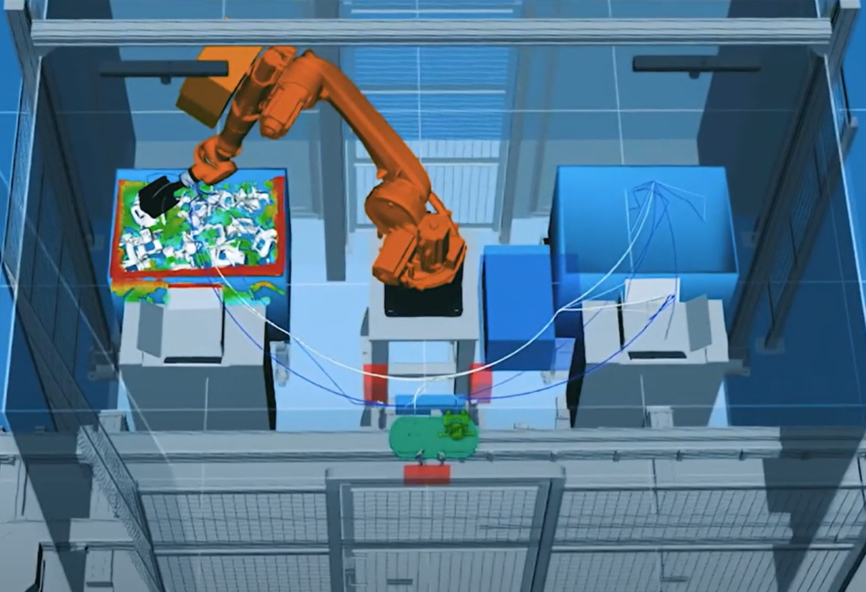 Robot BinPicking Mikado